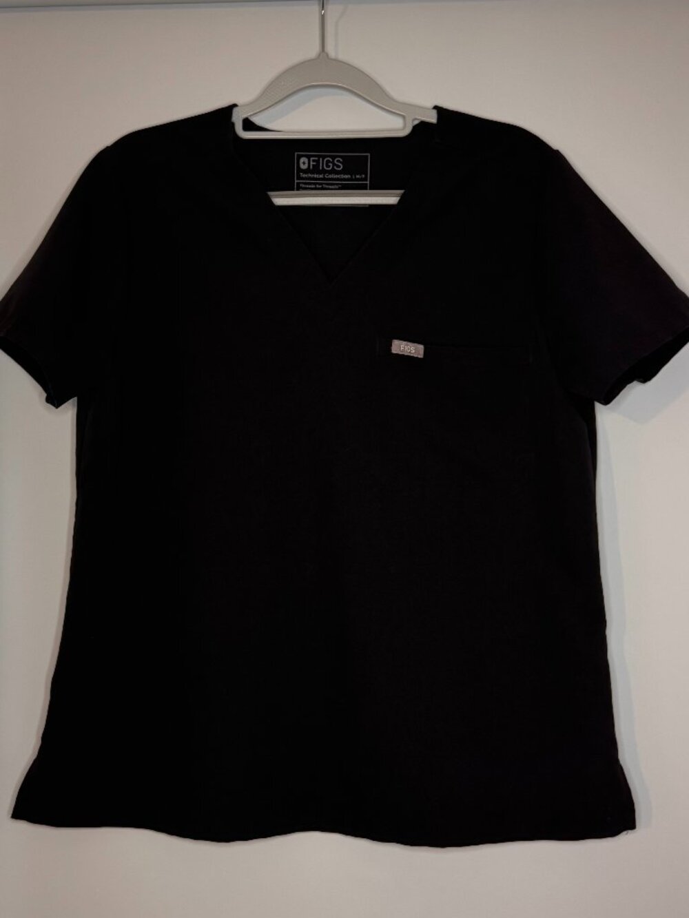 [M/P] FIGS Livingston Technical Collection Scrub Top - Black
